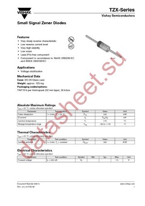 TZX10B-TAP datasheet  